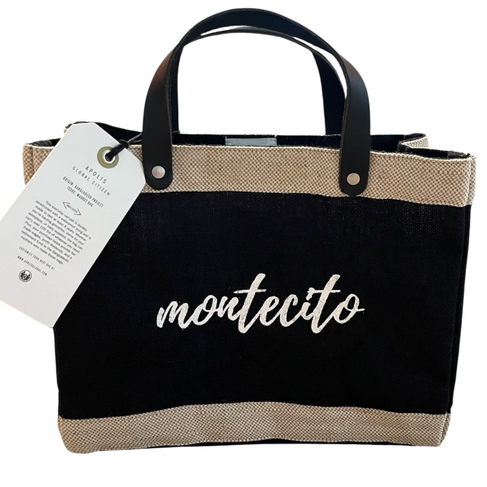 ✨APOLIS✨Montecito Petite Market Bag in Black
